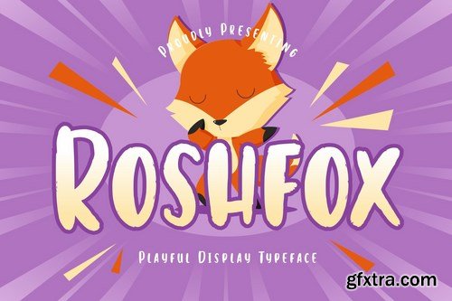Roshfox Playful Display Typeface