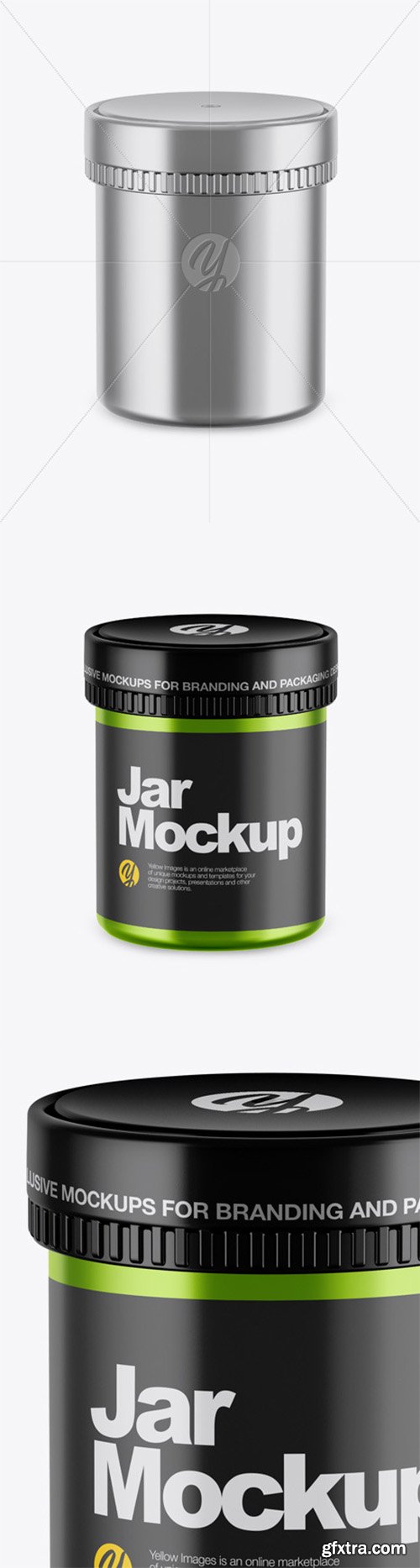 Metallic Jar Mockup 51854