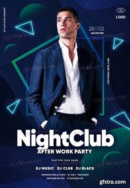 Night Club V1612 2019 PSD Flyer Template
