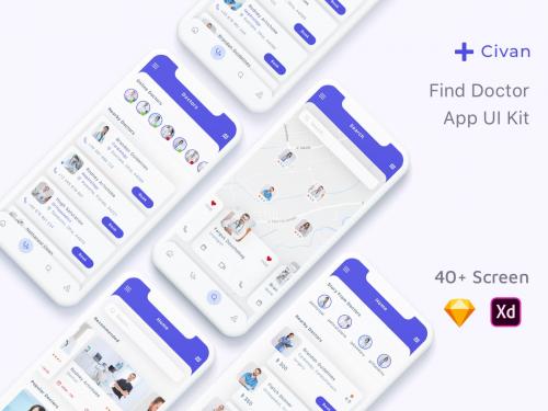 Civan - Find Doctor App UI Kit