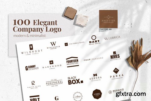 100 Elegant Company Logo