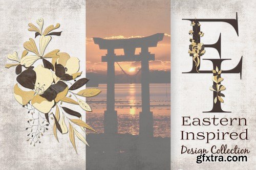 Black and Gold Eastern Design Set