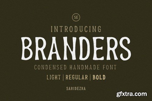 Branders - Condensed Handmade Font