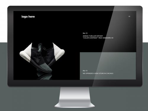 Clothing Shoes Store Landing Page