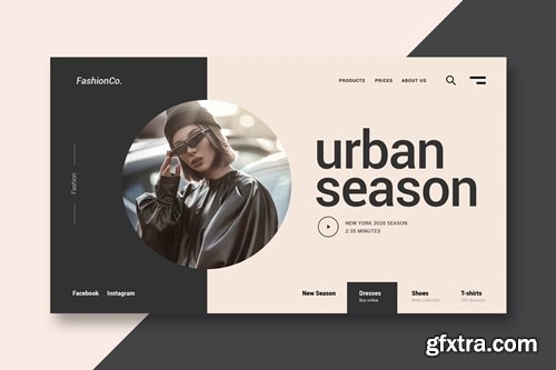 Fashion and Clothing - Landing Page