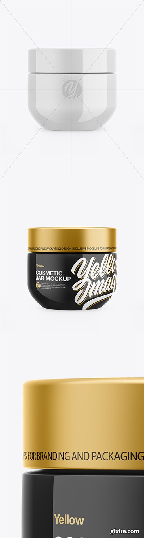 Glossy Cosmetic Jar Mockup 51919