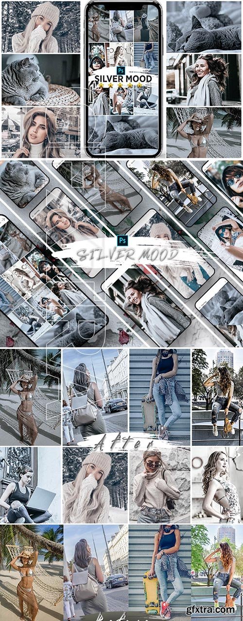 GraphicRiver - Silver Mood Photoshop Actions 25147155