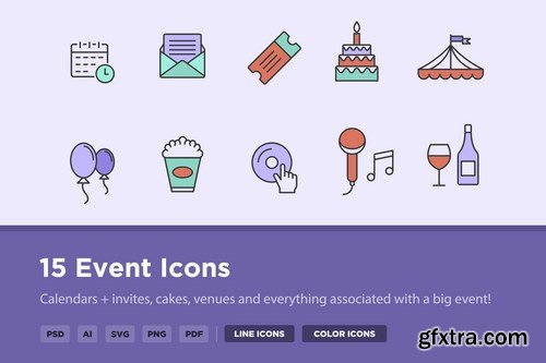 15 Event Icons