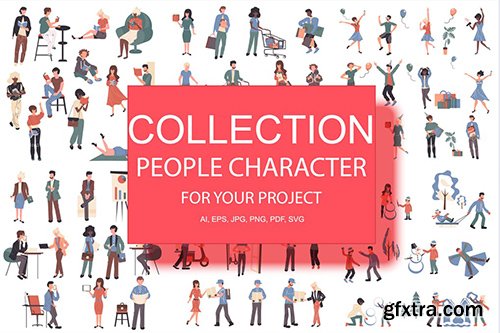 BIG Collection Flat People Character
