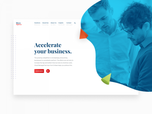 Consulting Agency Header Design