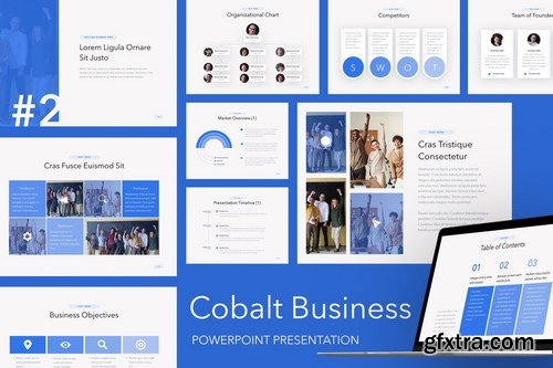 Cobalt Business Powerpoint Google Slides and Keynote Templates