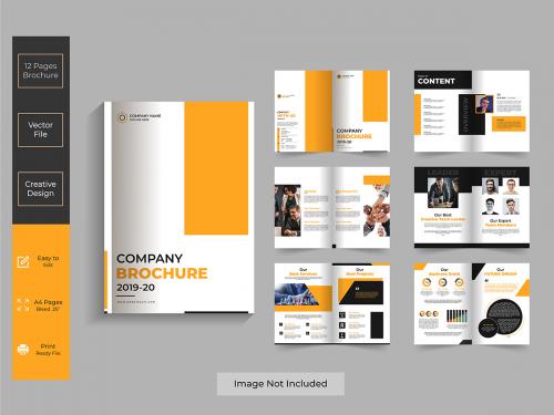 Corporate Brochure Template Design