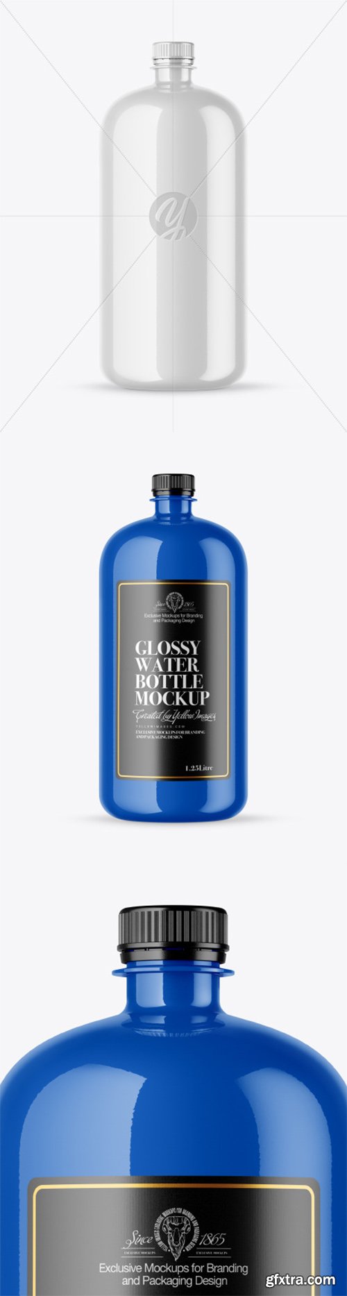 Glossy Water Bottle Mockup 51986