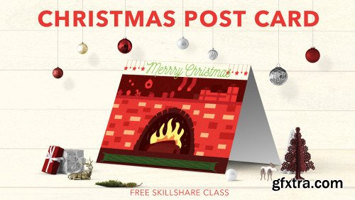 Create a Christmas Themed Postcard