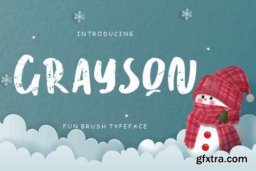 Grayson Fun Brush Typeface