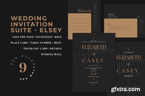 Wedding Invitation Suite - ELSEY