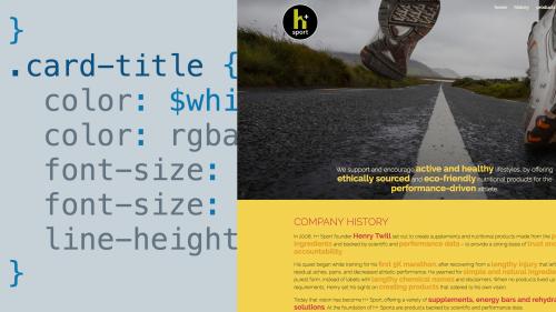 Lynda - CSS to Sass: Converting an Existing Site