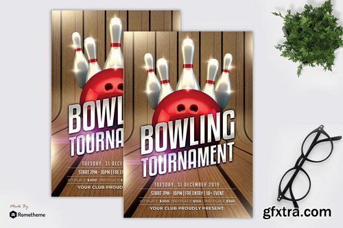 Bowling Tournament - Flyer
