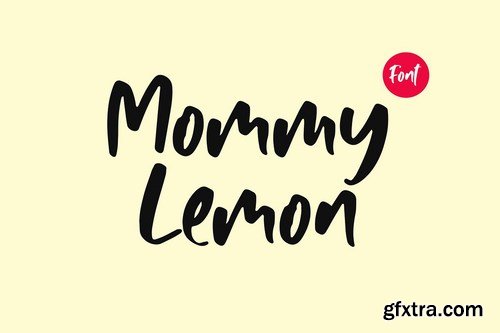 CM - Mommy Lemon - Fun Typeface 4407471
