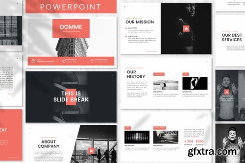 Domme - Architecture Powerpoint Template