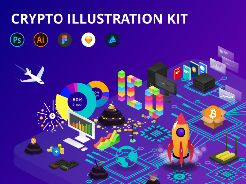 Crypto Illustration Kit - Update!