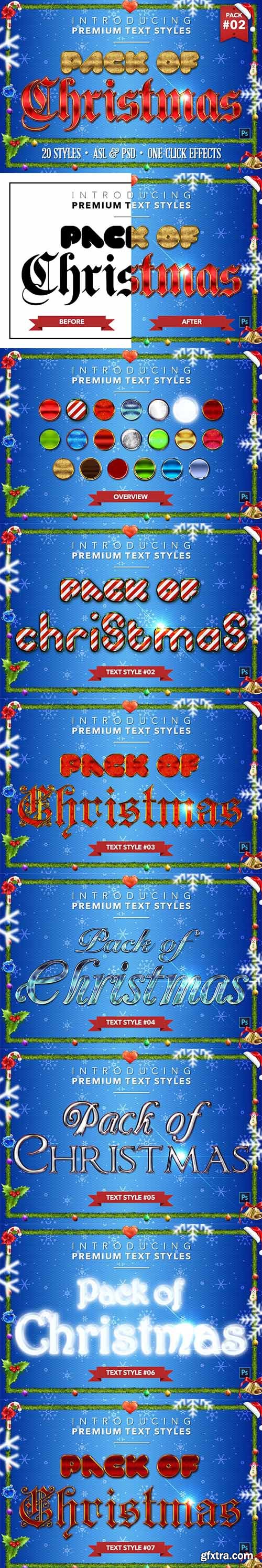 CreativeMarket - Christmas Pack #2 - Text Styles 4378071