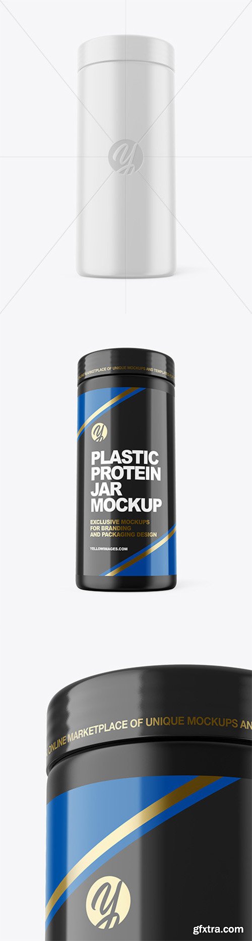 Matte Protein Jar Mockup 52004