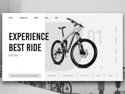 Cycle Landing Page Concept