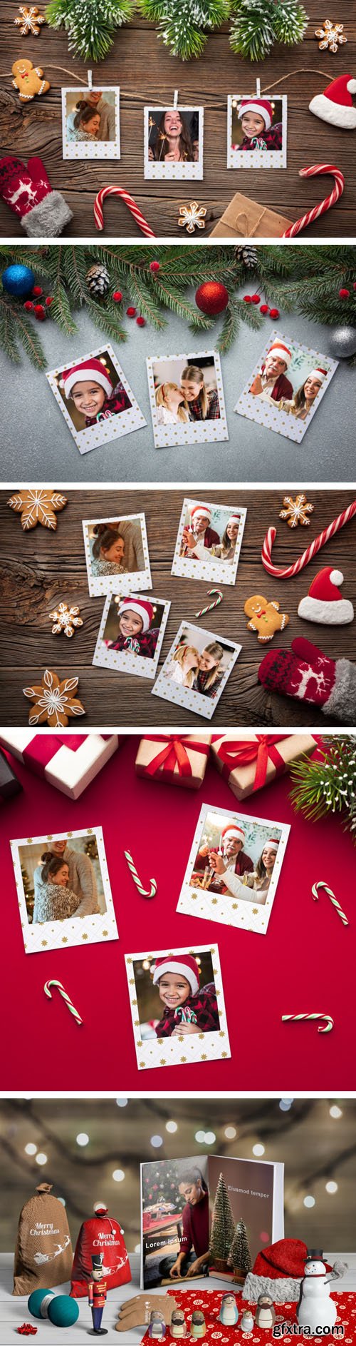 Happy Family Photos in Holiday - PSD Frames Mockups Templates