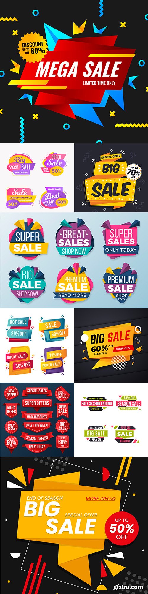 Mega sales and super discounts big collection