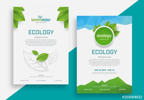 Ecology Presentation Flyer Layouts - 255004632