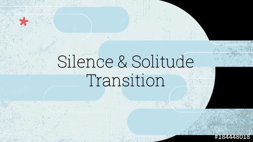 Visual Trends: Silence & Solitude Transition - 184448018