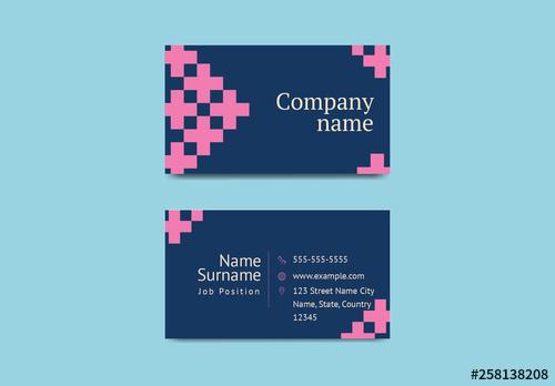 Modern Business Card Design - 258138208
