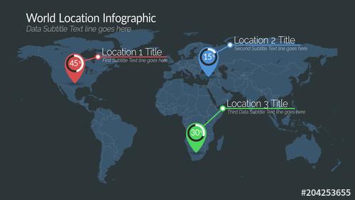 World Location Infographic - 204253655