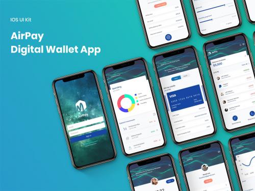 Digital Mobile Wallet UI Kit - FH