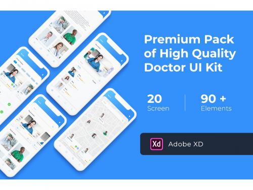 Doctor App UI KIT for XD