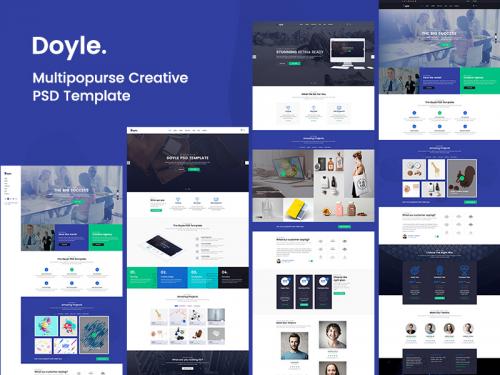 Doyle - Creative Multipurpose PSD Template