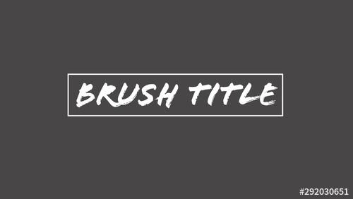 Brush Title - 292030651