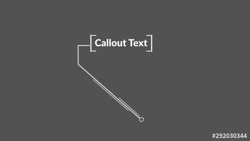 Simple Clean Callout - 292030344