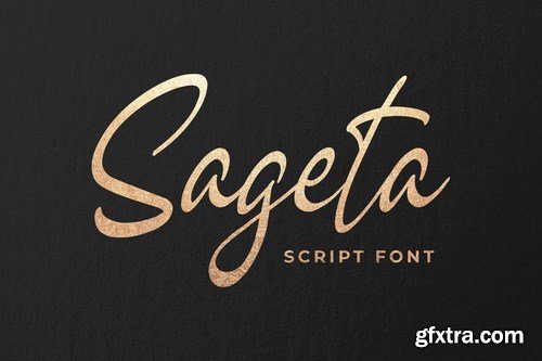 Sageta - Luxury Script Font