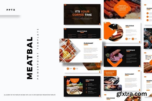 Meatbal Powerpoint, Keynote and Google Slides Templates