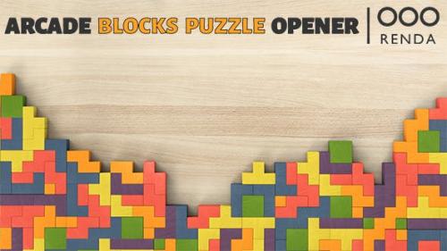 Videohive - Arcade Blocks Puzzle Opener - 21317006