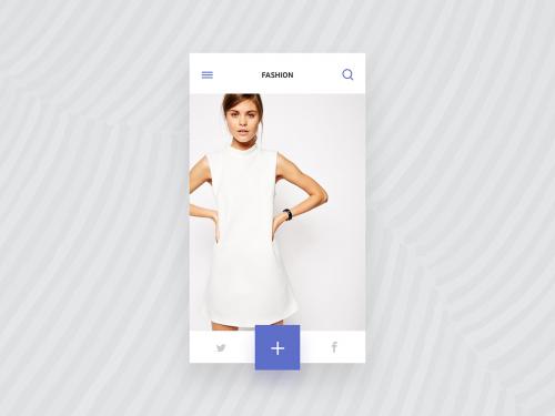 eCommerce Clothing Shop Screen