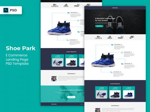 Ecommerce Landing Page PSD Template-02