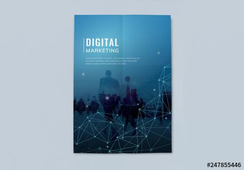 Digital Marketing Poster Layout - 247855446