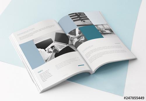 Business Annual Report Layout - 247855449