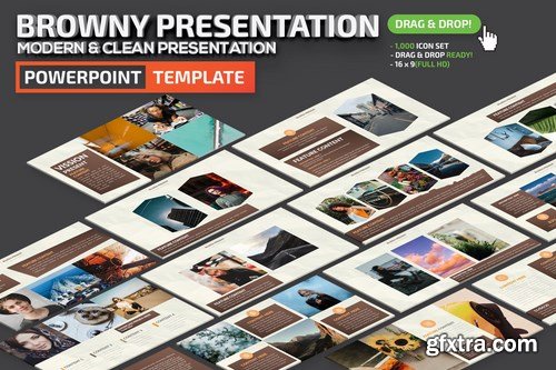 Browny Powerpoint and Keynote Templates