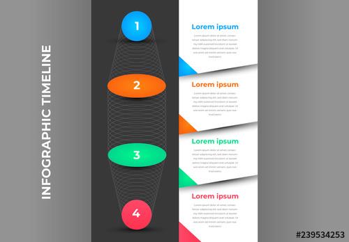 Vertical Infographic Timeline Layout - 239534253