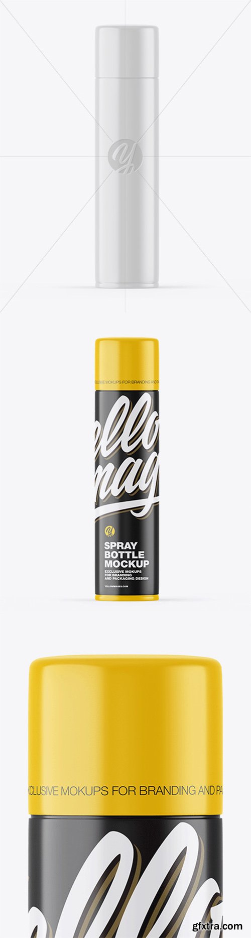Glossy Spray Bottle Mockup 52119