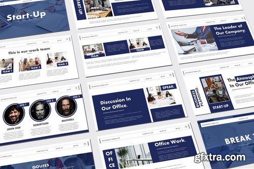START UP - Business Powerpoint Google Slides and Keynote Templates